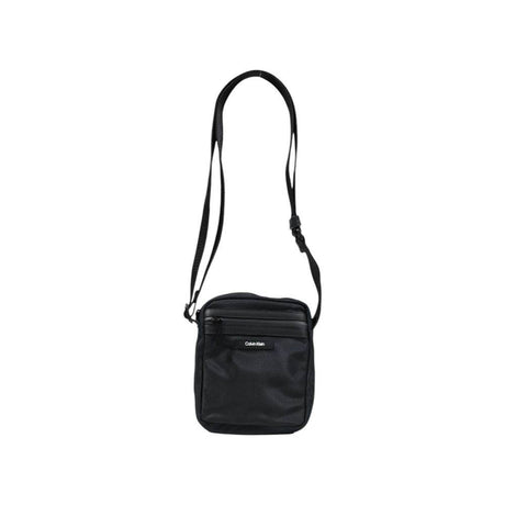 Calvin Klein Black Recycled Polyester Messenger Bag - Hilstor