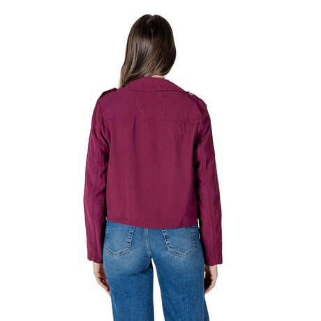 Street One Purple Viscose Jackets & Coat - Hilstor