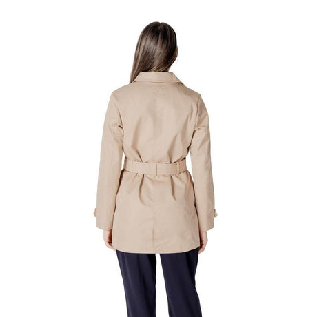 Street One Beige Cotton Jackets & Coat - Hilstor