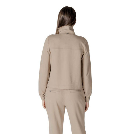 Street One Beige Viscose Jackets & Coat - Hilstor