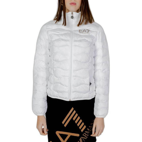 EA7 Emporio Armani White Polyester Jackets & Coat - Hilstor