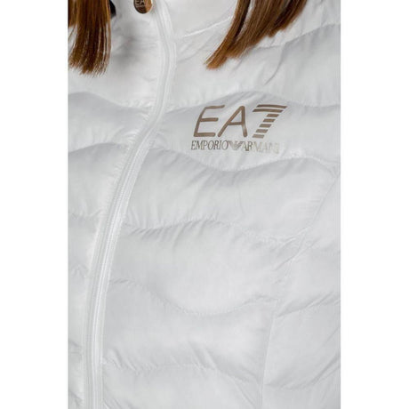 EA7 Emporio Armani White Polyester Jackets & Coat - Hilstor