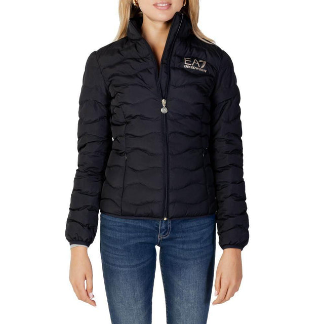 EA7 Emporio Armani Black Polyester Jackets & Coat - Hilstor