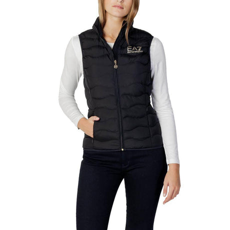 EA7 Emporio Armani Black Polyester Jackets & Coat - Hilstor
