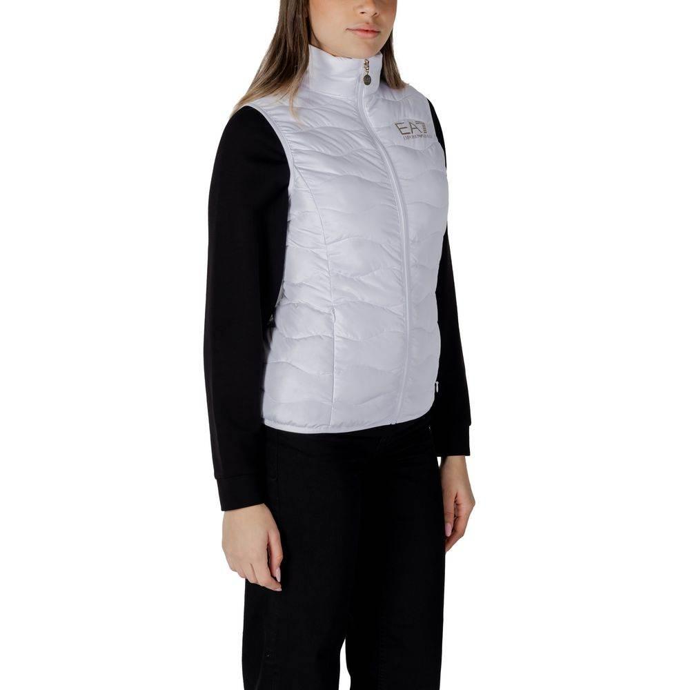 EA7 Emporio Armani White Polyester Jackets & Coat - Hilstor