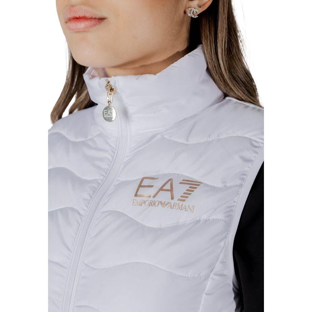 EA7 Emporio Armani White Polyester Jackets & Coat - Hilstor