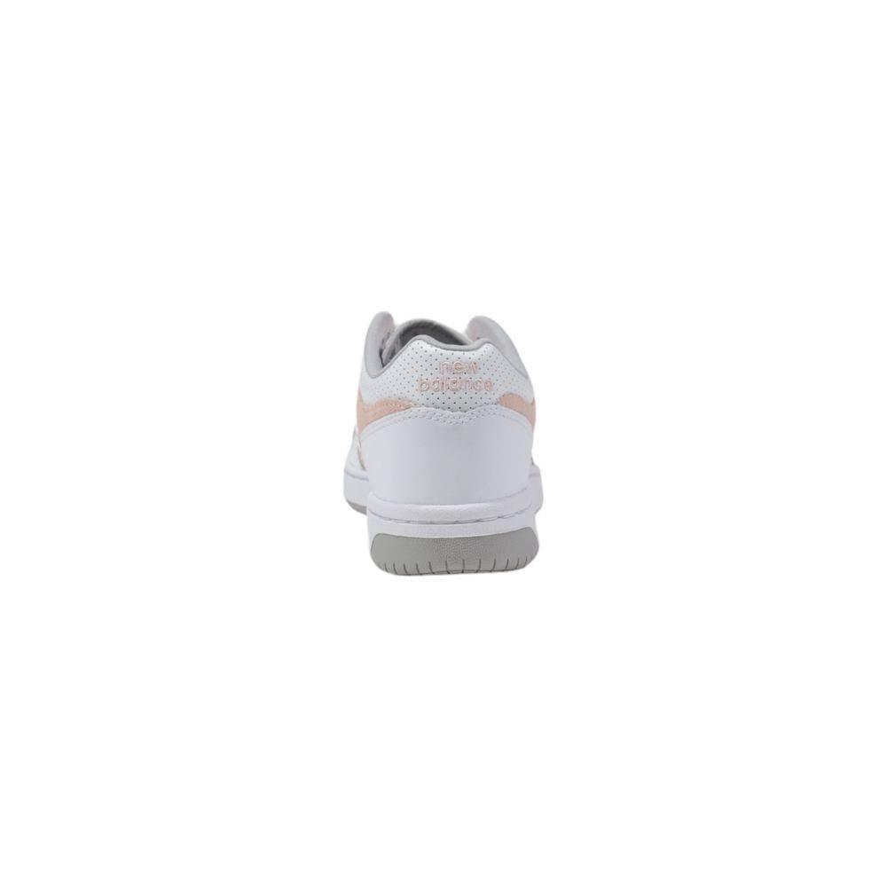 New Balance Pink Leather Sneaker - Hilstor