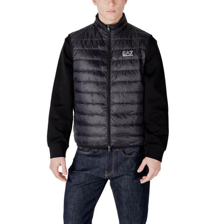 EA7 Emporio Armani Black Polyamide Jacket - Hilstor