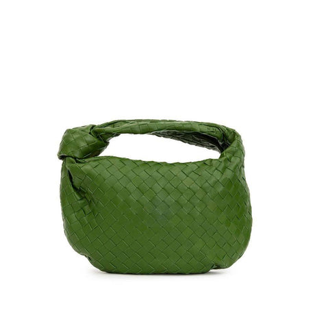 Bottega Veneta Green Leather Handbag - Hilstor