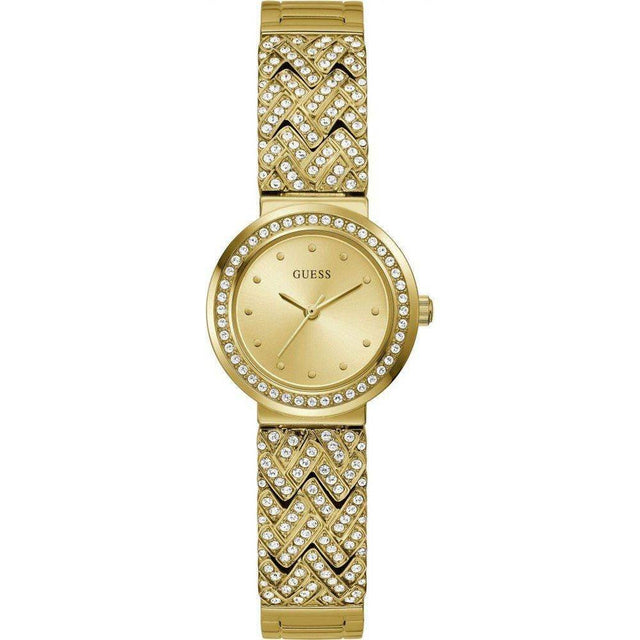 Guess Gold Stainless Steel Watch - Hilstor
