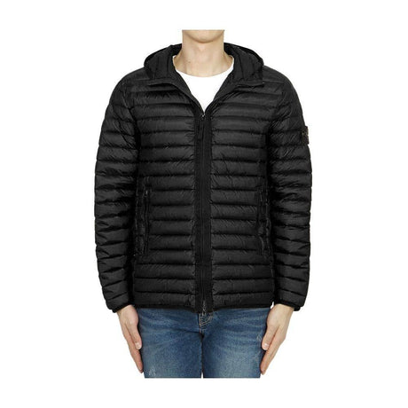 Stone Island Black Nylon Jacket - Hilstor