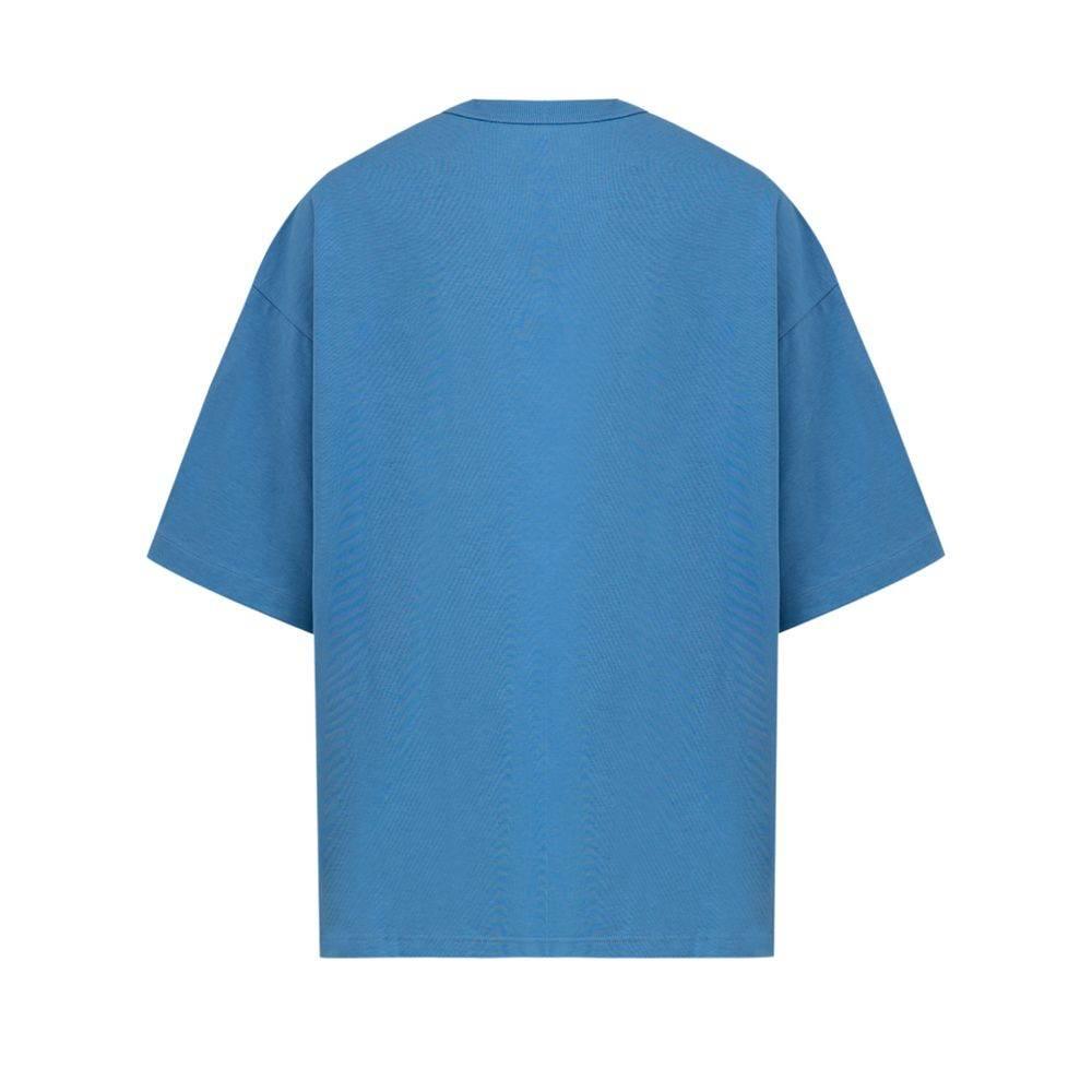 Bottega Veneta Blue Cotton T-Shirt - Hilstor