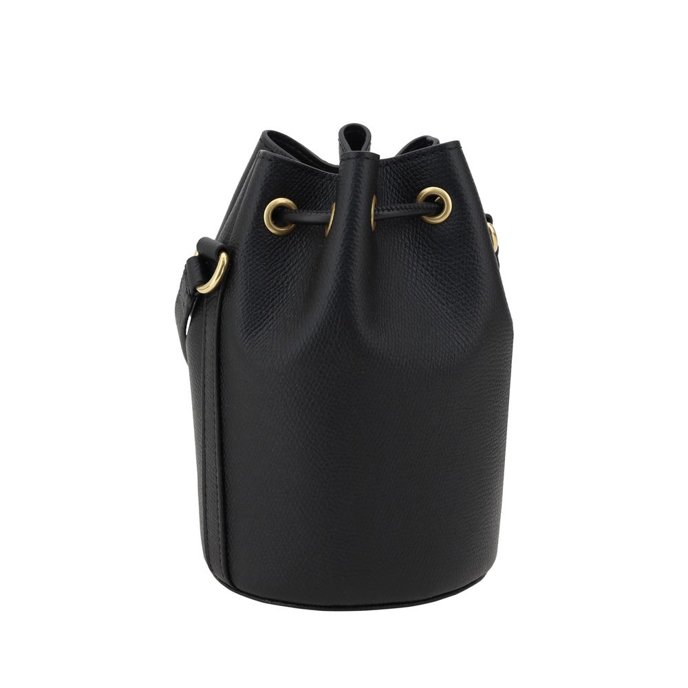 Valentino Garavani Mini Vlogo Bucket Bag med snoretræk