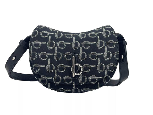 Burberry Mini Rocking Horse Crossbody Bag Purse Black - Hilstor