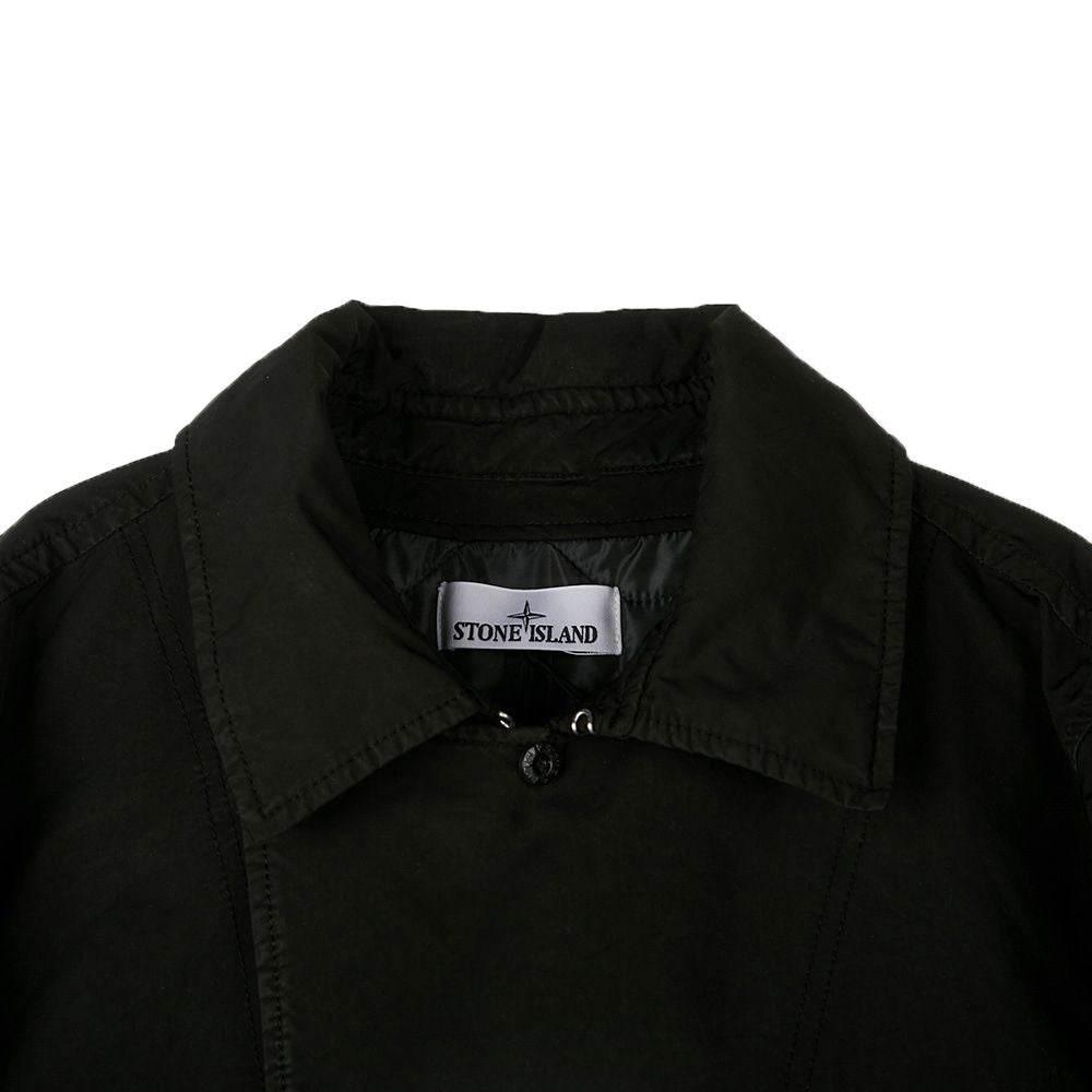 Stone Island Black Polyester Jacket - Hilstor