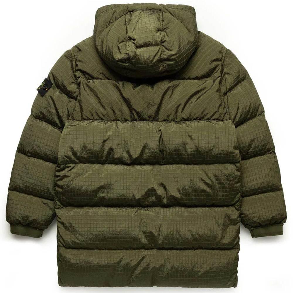 Stone Island Green Nylon Men Parka - Hilstor