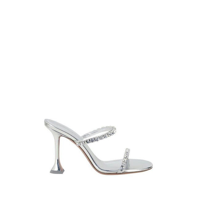 Amina Muaddi Gigi Slipper Sandals - Hilstor
