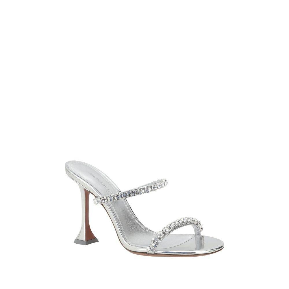 Amina Muaddi Gigi Slipper Sandals - Hilstor