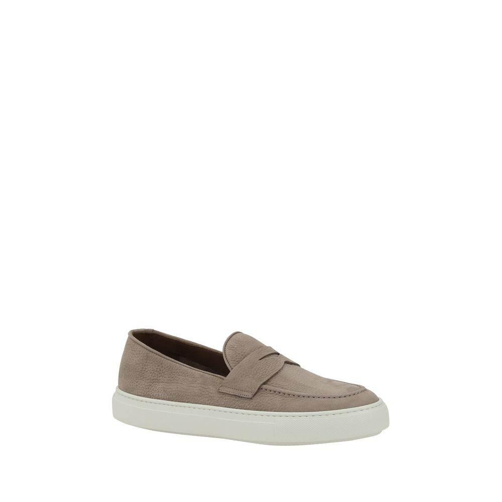 Fratelli Rossetti Hammered leather Loafers - Hilstor