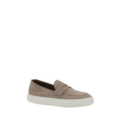 Fratelli Rossetti Hammered leather Loafers - Hilstor