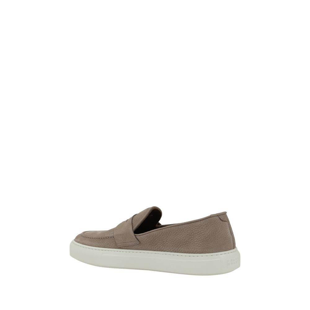Fratelli Rossetti Hammered leather Loafers - Hilstor