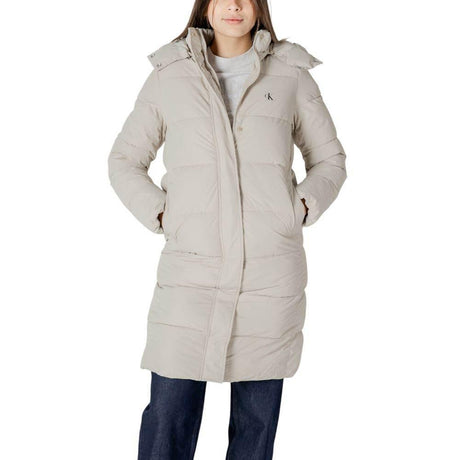 Calvin Klein Jeans Beige Polyester Jackets & Coat - Hilstor