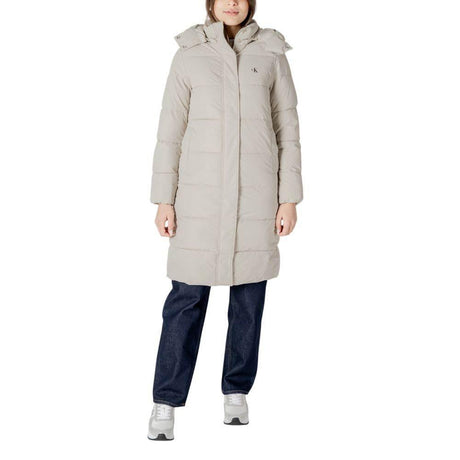 Calvin Klein Jeans Beige Polyester Jackets & Coat - Hilstor