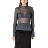 Calvin Klein Jeans Grå Akryl Toppe &amp; T-shirt