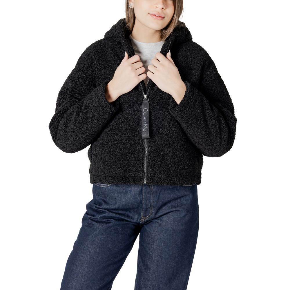 Calvin Klein Jeans Black Polyester Jackets & Coat - Hilstor