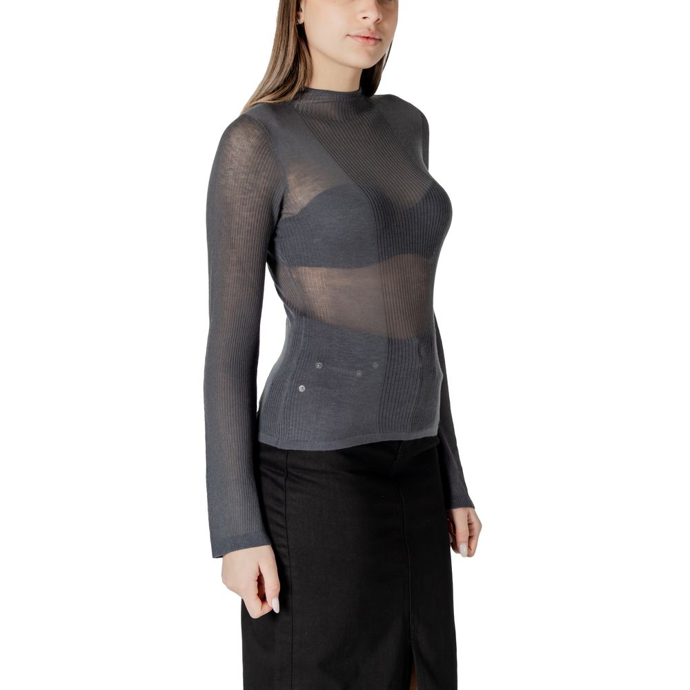 Calvin Klein Jeans Grå Akryl Toppe &amp; T-shirt