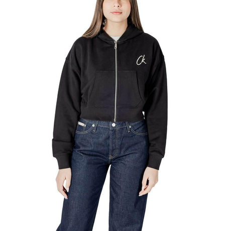 Calvin Klein Jeans Black Cotton Sweater - Hilstor