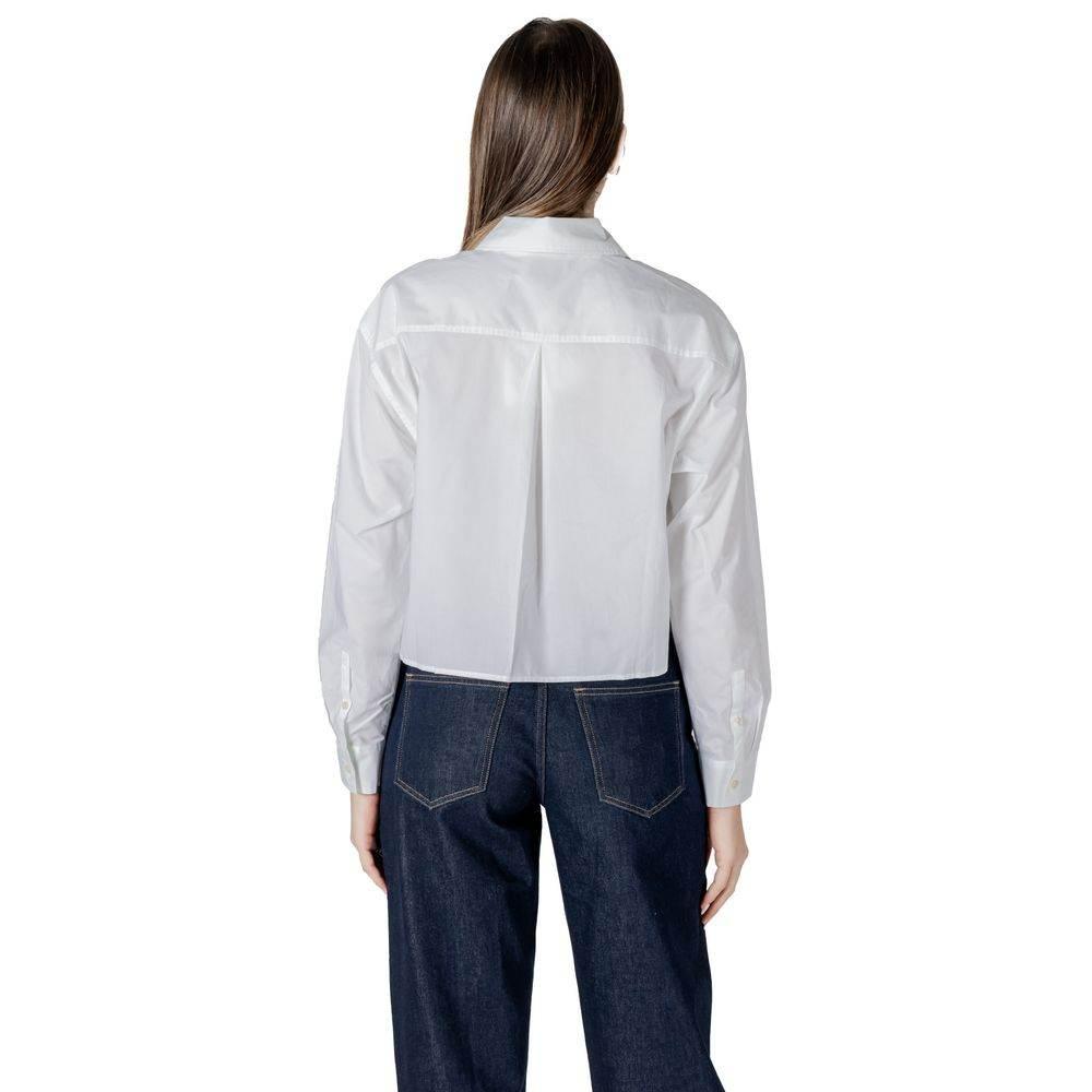 Calvin Klein Jeans White Cotton Shirt - Hilstor