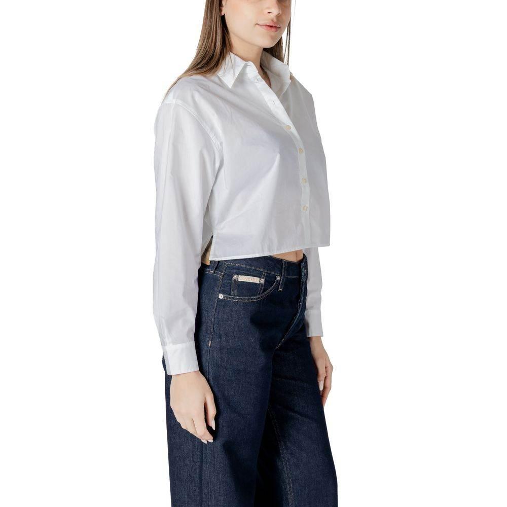 Calvin Klein Jeans White Cotton Shirt - Hilstor