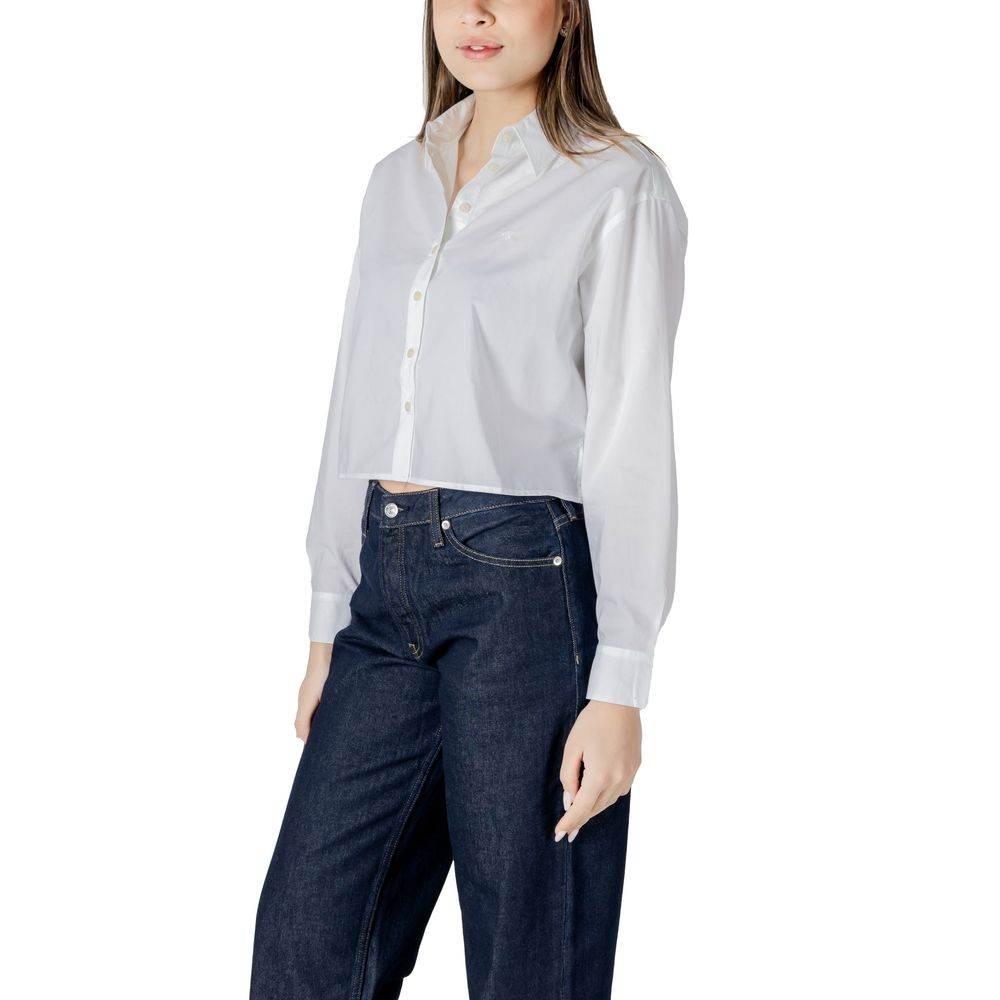 Calvin Klein Jeans White Cotton Shirt - Hilstor