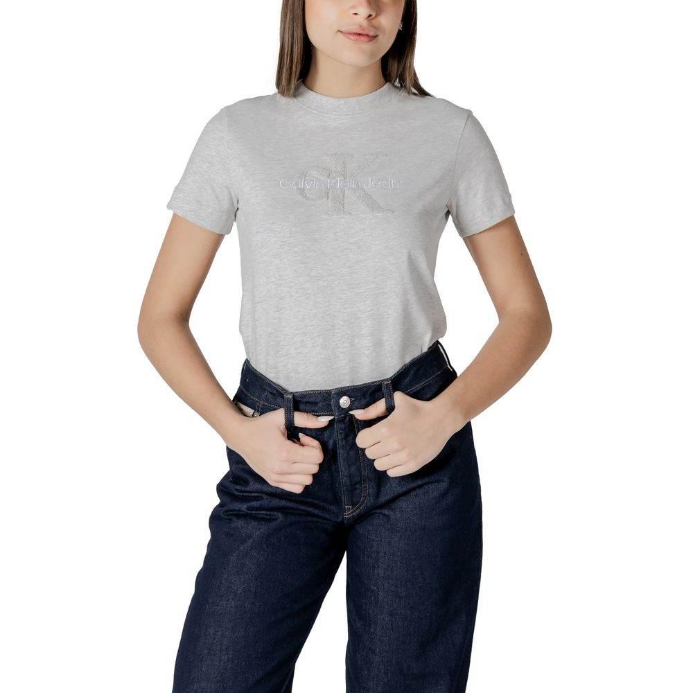 Calvin Klein Jeans Grå Bomuld Toppe & T-shirt