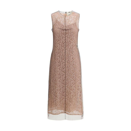 Fendi Lace midi Dress - Hilstor