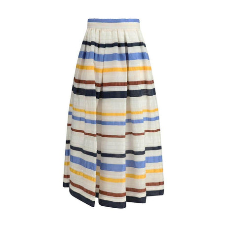 Sara Roka Striped long Skirt - Hilstor