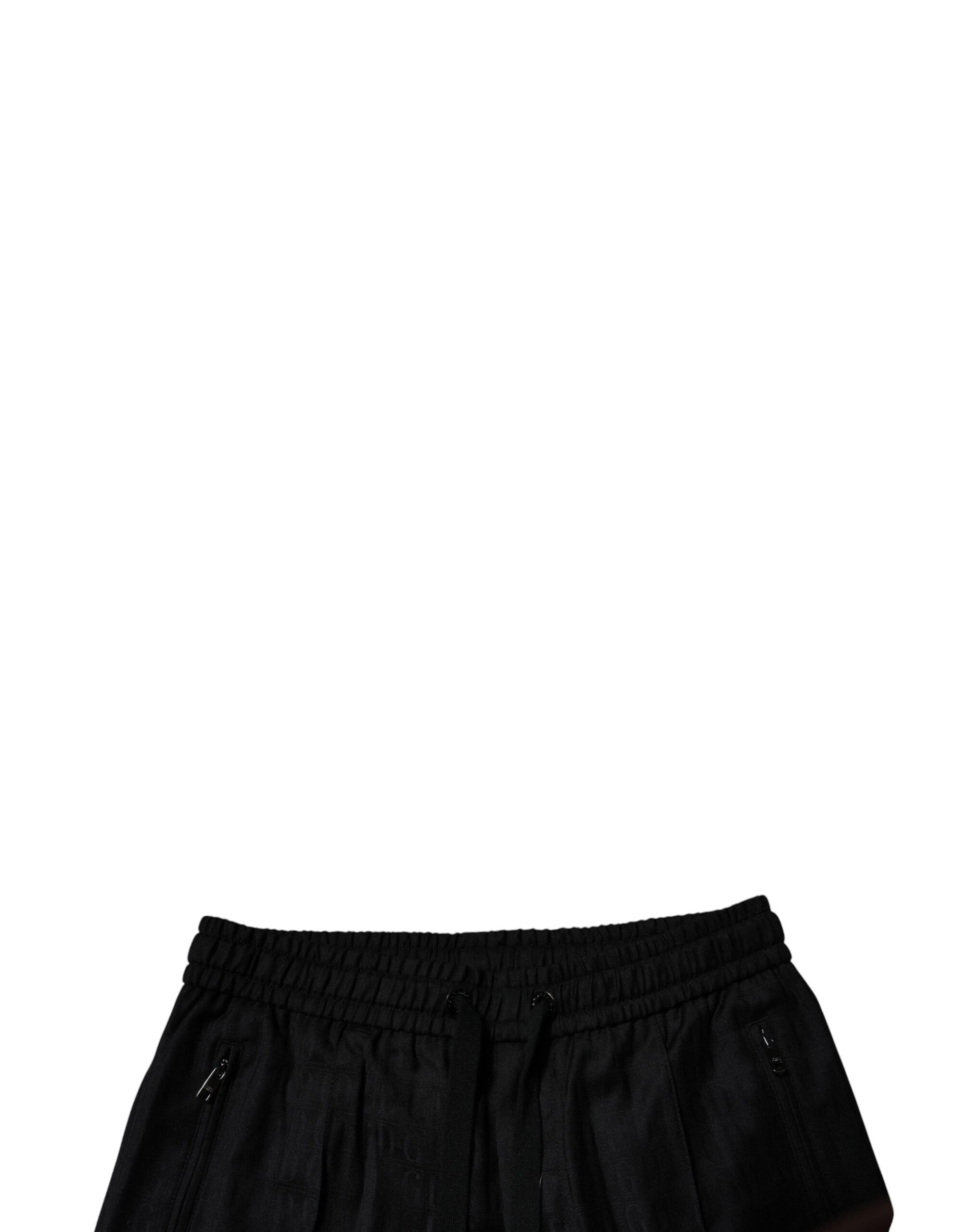 Dolce &amp; Gabbana joggingbukser i sort uld