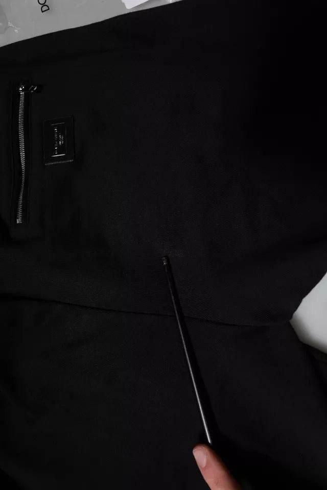 Dolce & Gabbana Black Cotton Jogger Jogging Pants - Hilstor