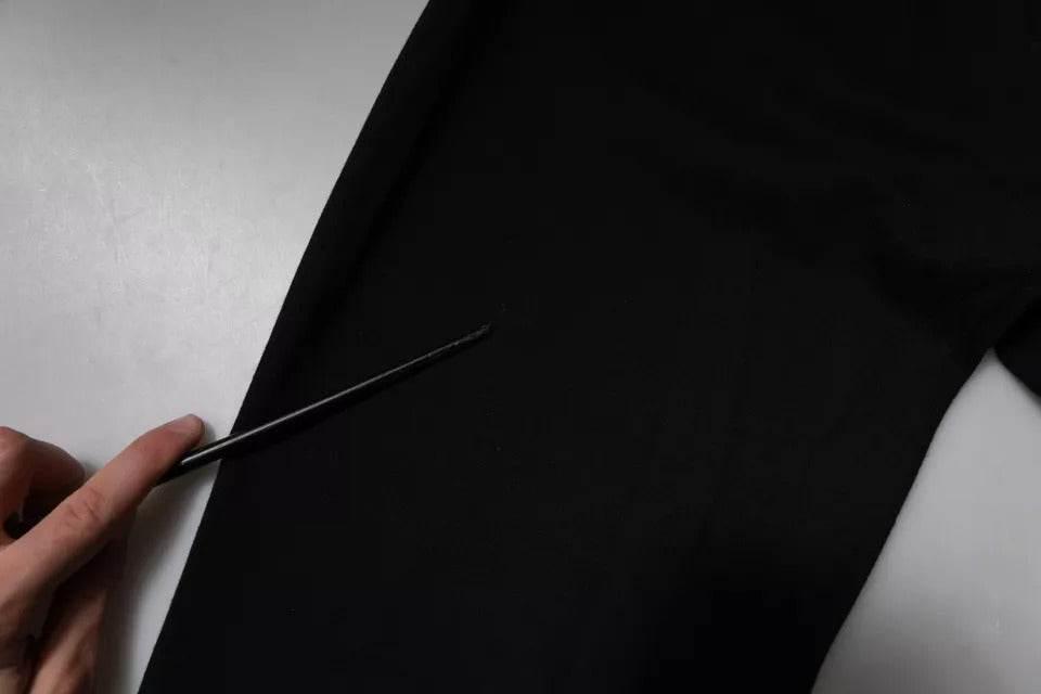 Dolce & Gabbana Black Cotton Jogger Jogging Pants - Hilstor