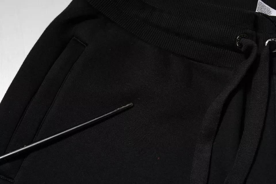 Dolce & Gabbana Black Modal Jogger Jogging Pants - Hilstor