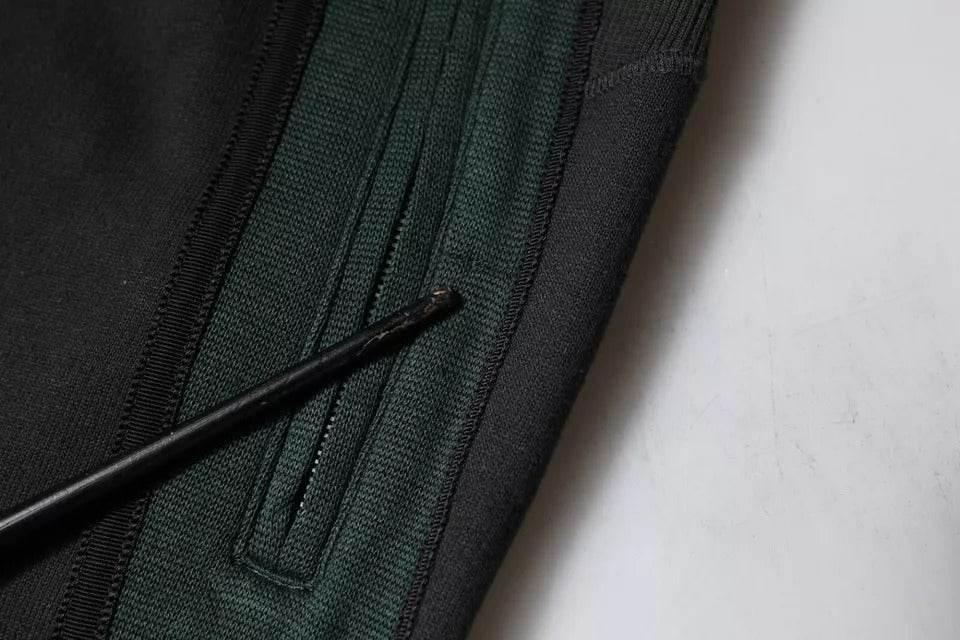 Dolce & Gabbana Black Cotton Blend Jogger Sweatpants Pants - Hilstor