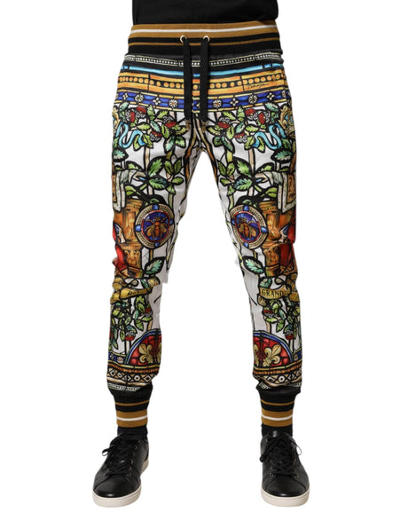 Dolce & Gabbana Multicolor NAPOLEON Jogger Sweatpants Pants - Hilstor