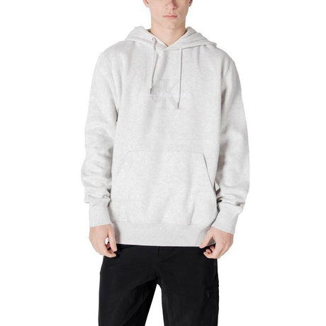 Calvin Klein Jeans Gray Cotton Hoody - Hilstor