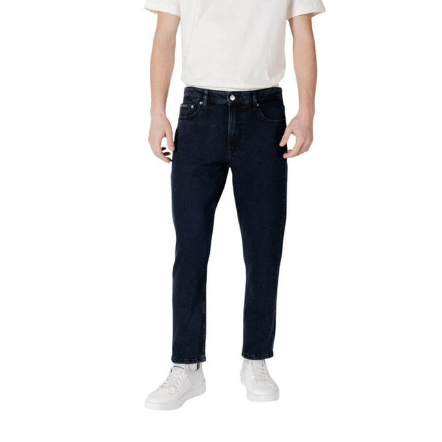 Calvin Klein Jeans Blue Cotton Relaxed Fit Jean - Hilstor