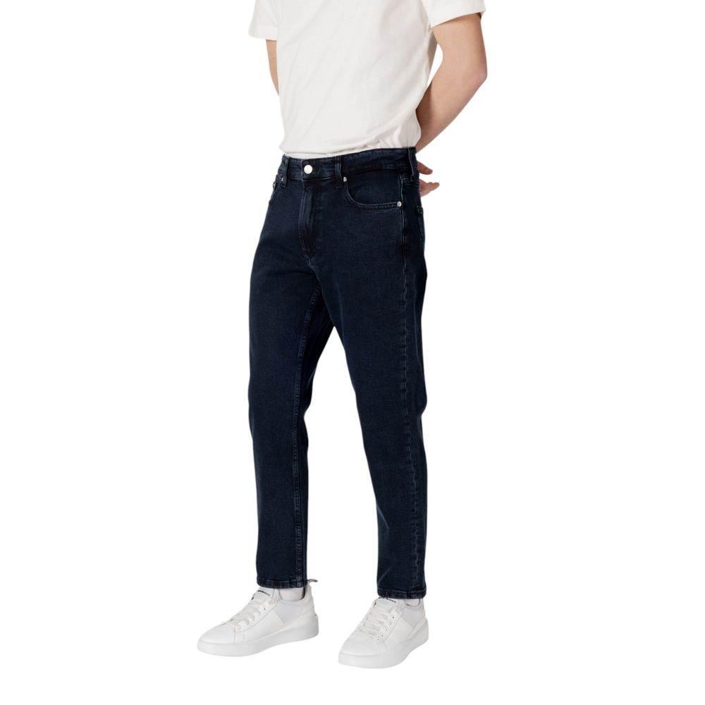 Calvin Klein Jeans Blue Cotton Relaxed Fit Jean - Hilstor