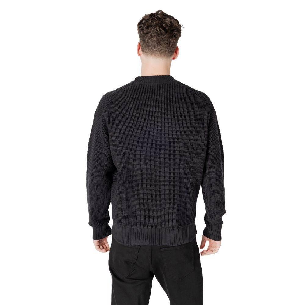 Calvin Klein Jeans Black Organic Cotton Sweater - Hilstor