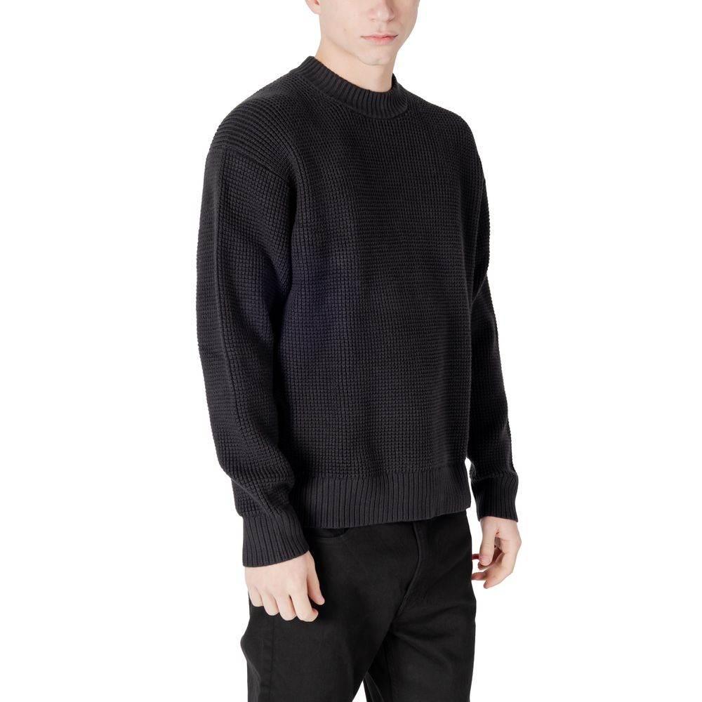 Calvin Klein Jeans Black Organic Cotton Sweater - Hilstor