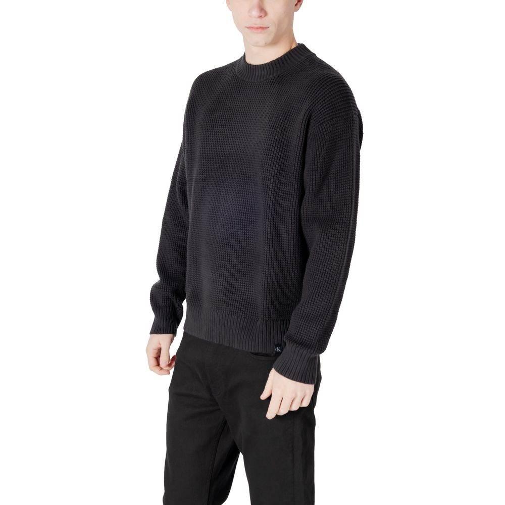 Calvin Klein Jeans Black Organic Cotton Sweater - Hilstor