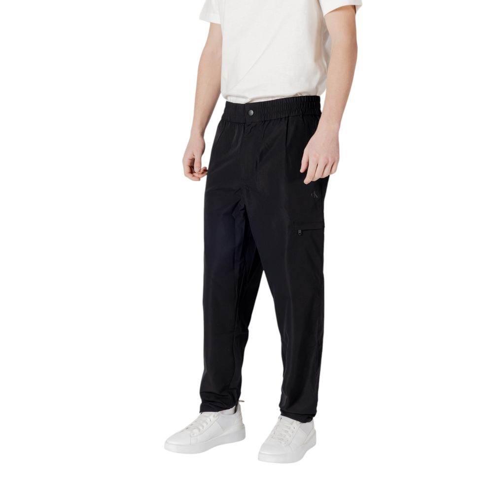 Calvin Klein Jeans Black Polyester Pant - Hilstor